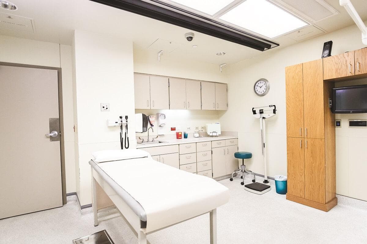Modern exam room